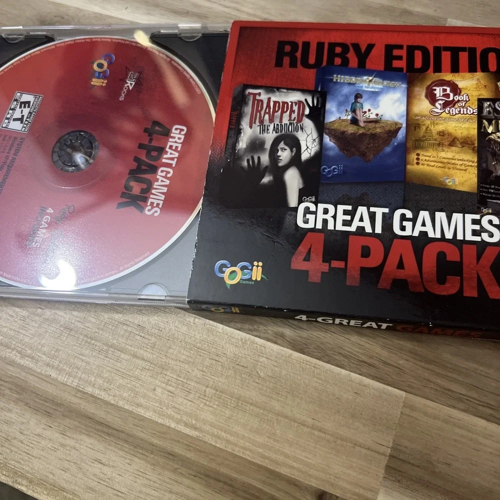 Ruby Edition Great Games 4-pack PC Abduction Hidden Secrets PC New Sealed